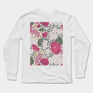 Dream rose and floral garden Long Sleeve T-Shirt